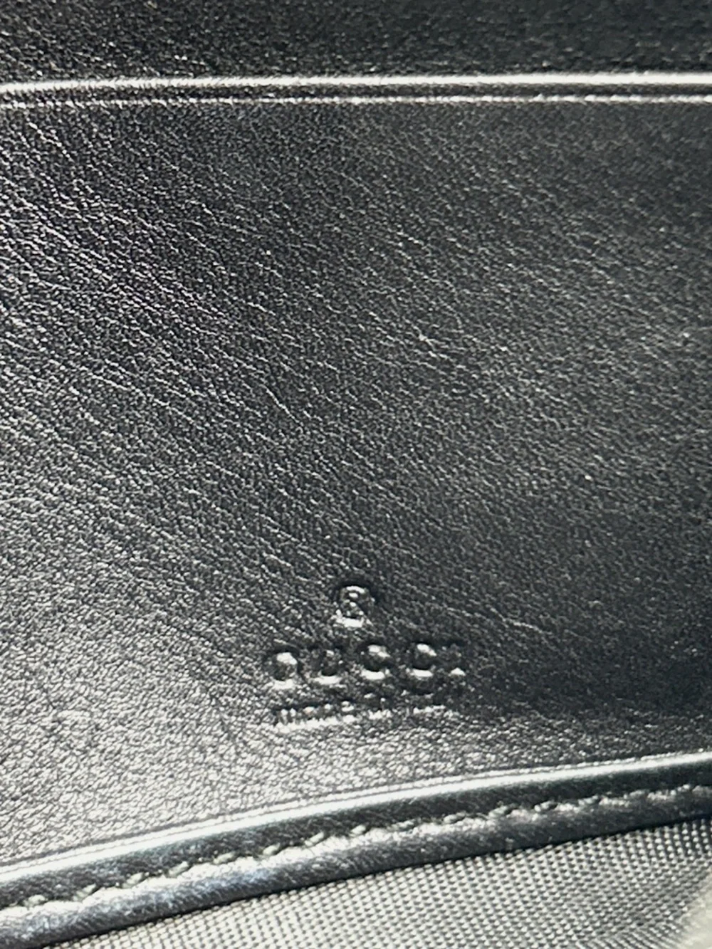 GUCCI Microguccissima Bree Continental GG Calfskin Leather Wallet Black w/ COA - Picture 14 of 16